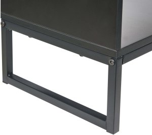 Beliani Szafka pod umywalkę MISCANTI Drewno bambusowe 60 cm Jasnobrązowy 12