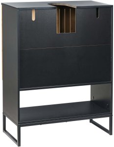 Beliani Szafka pod umywalkę MISCANTI Drewno bambusowe 60 cm Jasnobrązowy 9