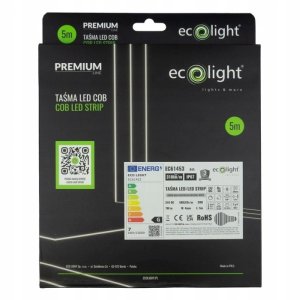Taśma LED Ecolight EcoLight* 24V Neon COB EC61453 480 4000K 7W 310lm/m 120° IP67 5M 6