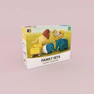 Figurka HalfToys Figurki magnetyczne 3D safari Lew i Słoń Half Toys 3+ 16