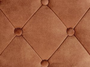 Beliani Ławka welurowa czerwona ROSEVILLE 7