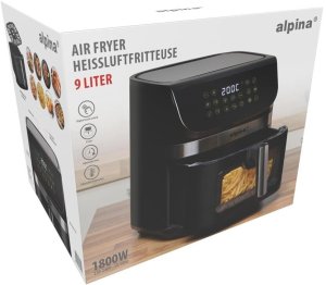 Frytkownica beztłuszczowa Alpina Air Fryer ALPINA 9l 1800w czarny 7
