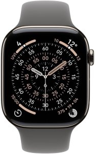Smartwatch Apple Watch 11 GPS + Cellular 42mm Natural Titanium Sport Band S/M Grafitowy  (MF8M4WF/A) 2