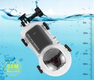 Puluz Obudowa Wodoodporna Podwodna Etui Insta360 X4 Air Do Nurkowania Wody 50m / Pu1064t 6
