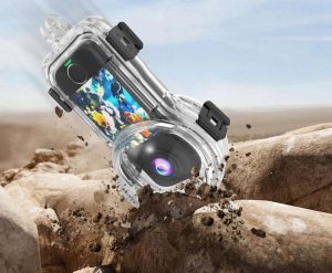 Puluz Obudowa Wodoodporna Podwodna Etui Insta360 X4 Air Do Nurkowania Wody 50m / Pu1064t 7