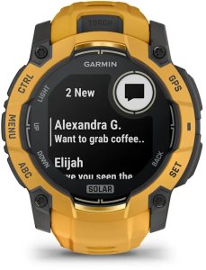 Zegarek sportowy Garmin Instinct 3 Solar - 50mm Pomarańczowy (010-02935-02) 2
