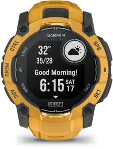 Zegarek sportowy Garmin Instinct 3 Solar - 50mm Pomarańczowy (010-02935-02) 3