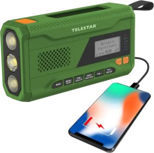Radio Renkforce Telestar Top Nr 5 DAB+/UKW radio awaryjne zielony 3