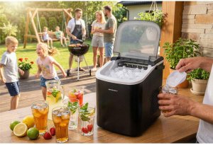 Kostkarka do lodu Berdsen Kostkarka do lodu 1.1L/12kg Berdsen BD-420 czarna 2