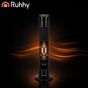 Termowentylator Ruhhy Wentylator kolumnowy 90cm czarny + pilot Ruhhy 16