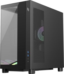 Obudowa GameMax GameMax NEX C53 BK zabezpieczenia & uchwyty komputerów Czarny 3