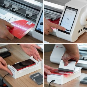 Ploter ForCell Ploter 2 generacji do folii Forcell na ekrany LCD + aplikator biały 4