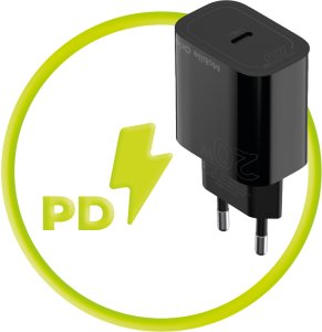 Ładowarka PNY Mobile Origin PD20W MO11 Ścienna 1 USB-C (FRL-PD20W-MO11-BLK) 10