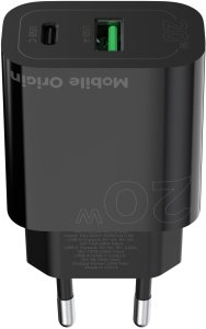 Ładowarka PNY Mobile Origin PD20W MO12 ścienna 1 USB-A 1 USB-C (FRL-PD20W-MO12-BLK) 4