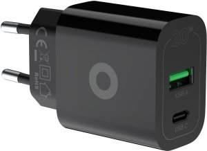 Ładowarka PNY Mobile Origin PD20W MO12 ścienna 1 USB-A 1 USB-C (FRL-PD20W-MO12-BLK) 7