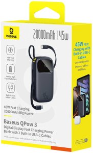 Powerbank Baseus EnerFill FC31 20000mAh Czarny 3