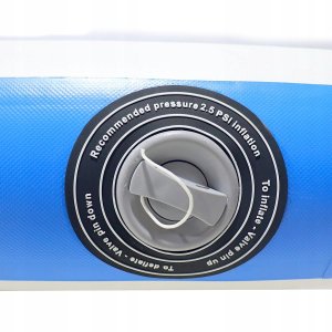 Enero AIR TRACK MATERAC GIMNASTYCZNY MATA ŚCIEŻKA AKROBATYCZNA 300X100X15CM POMPKA ELEKTRYCZNA NIEBIESKA 5