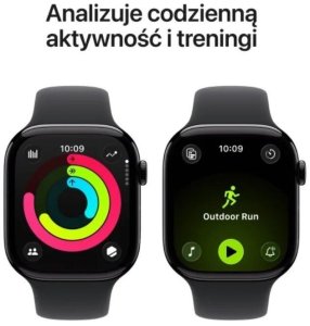 Smartwatch Apple Watch 11 GPS + Cellular 42mm Natural Titanium Sport Band M/L Grafitowy  (MF8N4WF/A) 4