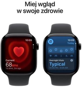 Smartwatch Apple Watch 11 GPS + Cellular 42mm Natural Titanium Sport Band M/L Grafitowy  (MF8N4WF/A) 5