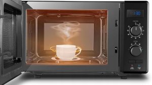 Kuchenka mikrofalowa Toshiba MW2-AG23PF Kuchenka Mikrofalowa 3w1 Grill 900W Funkcja ECO* Czarna 5