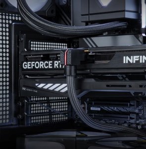 EZDIY-FAB Przewód przedłużacz do GPU 8 Pin RVS EZDIY-FAB Unifas ARGB 30 cm czarny 2
