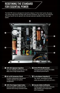 Zasilacz GameMax MAX P650B 650 W 6