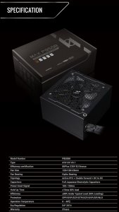 Zasilacz GameMax MAX P850B 850 W Brązowy Niemodularny 6
