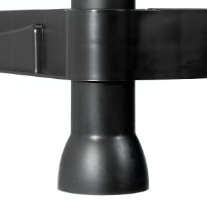EkoStick Regał Magazynowy Garażowy Warsztatowy łazienkowy Plastikowy Czarny 171x61cm 9