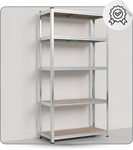 EkoStick Zestaw regał magazynowy garażowy warsztatowy metalowy 875kg 180x90cm 2 sztuki 2