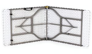 EkoStick Stół Ogrodowy Rozkładany 180x74 cm Cateringowy Kempingowy Bankietowy Biały 8
