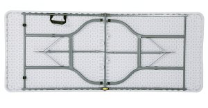 EkoStick Stół Ogrodowy Rozkładany 180x74 cm Cateringowy Kempingowy Bankietowy Biały 9