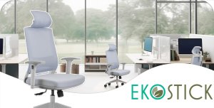 Krzesło biurowe Ergostill Fotel Ergonomiczny Biurowy Krzesło Biurowe Regulacja Materiał i Mikrosiatka 5