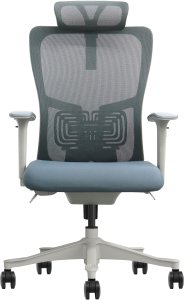 Krzesło biurowe Ergostill Fotel biurowy gamingowy obrotowy regulowany szary SK5BH Premium 4