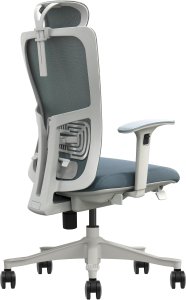 Krzesło biurowe Ergostill Fotel biurowy gamingowy obrotowy regulowany szary SK5BH Premium 9