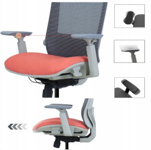 Krzesło biurowe Ergostill Fotel biurowy gamingowy obrotowy regulowany SM6F-GH Premium 5