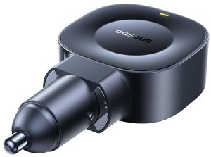 Ładowarka Baseus Samochodowa PrimeTrip VR2 45W + 45W ze zwijanym kablem USB-C - czarna (6942521201891) 3