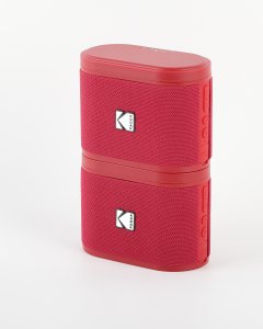 Głośnik Kodak Kodak SoundBrix Dual Red Zestaw 2 Głośników Bluetooth Stereo 50m USB-C 2