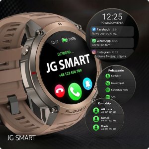 Smartwatch JG Smart SMARTWATCH MĘSKI SMART WATCH ZEGAREK GPS AMOLED ROZMOWY WODOODPORNY MENU PL 12