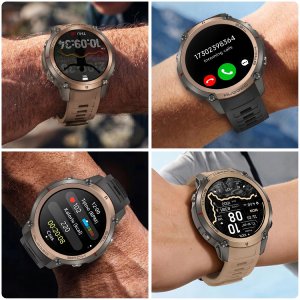 Smartwatch JG Smart SMARTWATCH MĘSKI SMART WATCH ZEGAREK GPS AMOLED ROZMOWY WODOODPORNY MENU PL 3