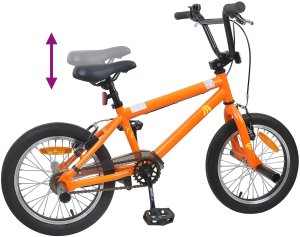 vidaXL vidaXL BMX 20 Cali dla osób powyżej 9 roku życia pomarańczowy 7