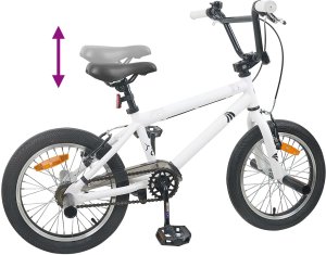 vidaXL vidaXL BMX 20 Cali dla osób powyżej 9 roku życia Biały 7