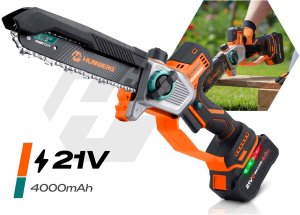Piła łańcuchowa Humberg Piła łańcuchowa akumulatorowa 4.0Ah gałęziówka 10" 8" pilarka Humberg HM-437 12