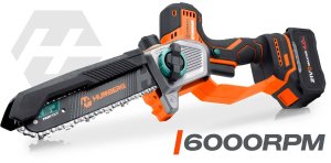 Piła łańcuchowa Humberg Piła łańcuchowa akumulatorowa 4.0Ah gałęziówka 10" 8" pilarka Humberg HM-437 13