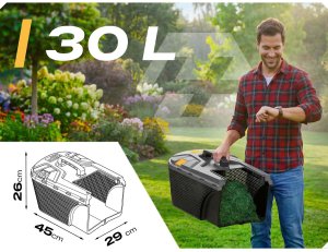 Kosiarka elektryczna Humberg Kosiarka elektryczna lekka mocna z regulacją 1400W 34cm Humberg HM-612 3
