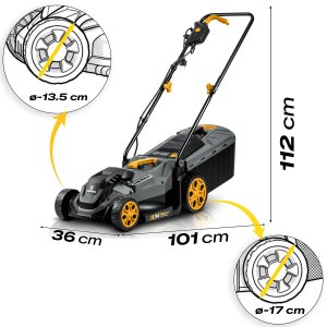 Kosiarka elektryczna Humberg Kosiarka elektryczna lekka mocna z regulacją 1400W 34cm Humberg HM-612 6