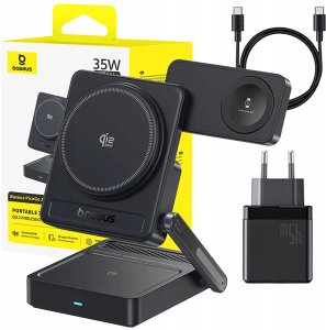 Ładowarka Baseus PicoGo AF21 3w1 Indukcyjna 3 A (6942521200641) 5