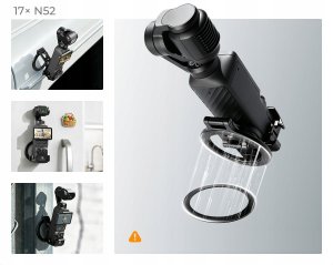 Kf Obudowa Uchwyt Magnetyczny Do Dji Osmo Pocket 3 / 4 / Magsafe Na Telefon Iphone / Kf20.0021 6