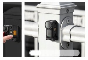 Kf Adapter Pionowy Uchwyt Magnetyczny Mocowanie Na Gopro 1/4" Do Dji Osmo Nano / Xtra Atto / Kf12.0050 3