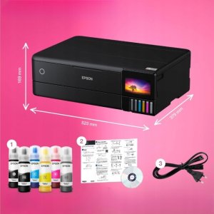 Drukarka fotograficzna Epson EcoTank* ET-8550 DIN-A3+ drukarka fotograficzna autodupleks 12