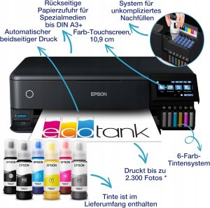 Drukarka fotograficzna Epson EcoTank* ET-8550 DIN-A3+ drukarka fotograficzna autodupleks 2